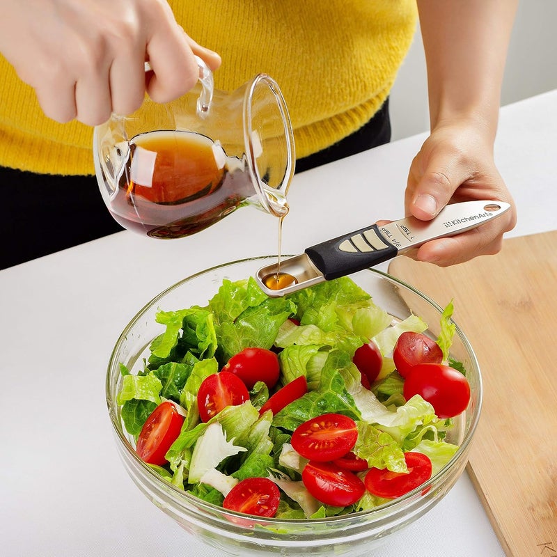 KitchenArt Pro Adjust-A-Teaspoon - Adjustable Measuring Spoon in Satin Black - Image 3