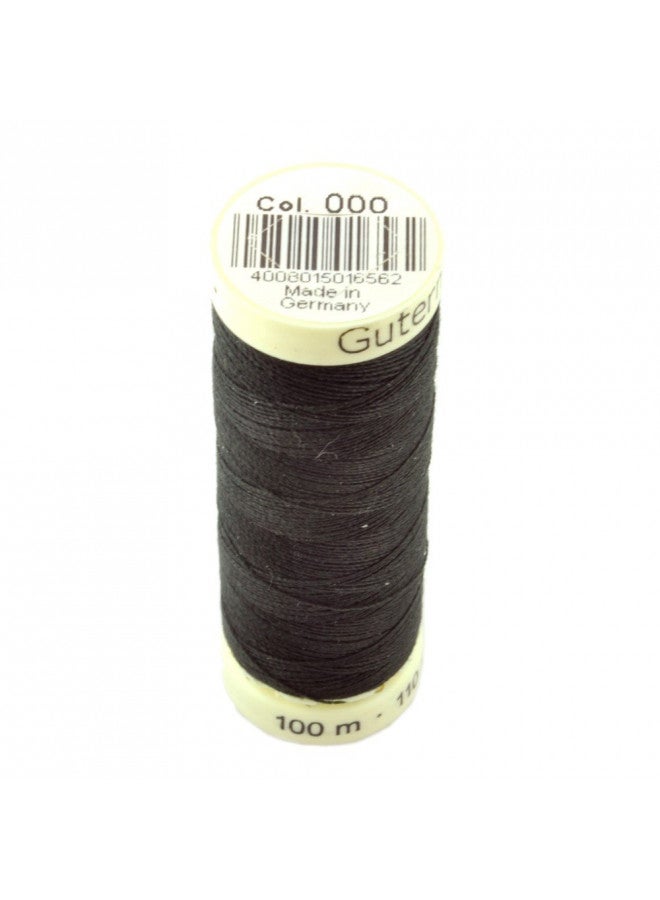 Gutermann خيط غوتيرمان للخياطة، بوليستر، أسود، 100 م - Image 2