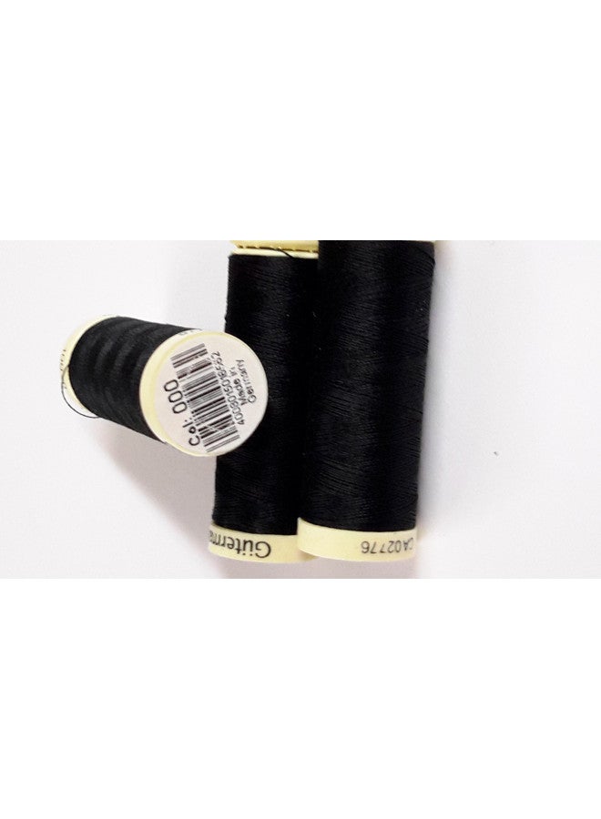 Gutermann خيط غوتيرمان للخياطة، بوليستر، أسود، 100 م - Image 4