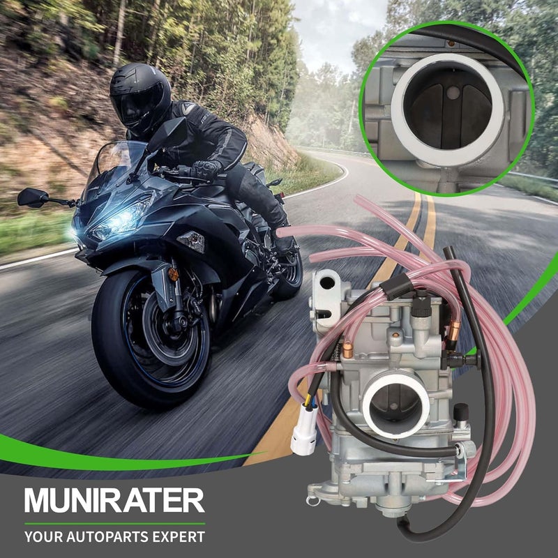 munirater 37mm Performance Motorcycle Carburetor Replacement for Yamaha WR250 WR250F YZ250F and Honda CRF250R - Image 5