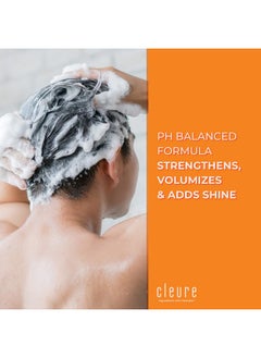 Cleure Shampoo And Conditioner Set Sulfate Free, Fragrance Free For Sensitive Skin - Volumizing Shampoo & Hydrating Conditioner (12 Oz Each, Pack Of 2)  - Image 2