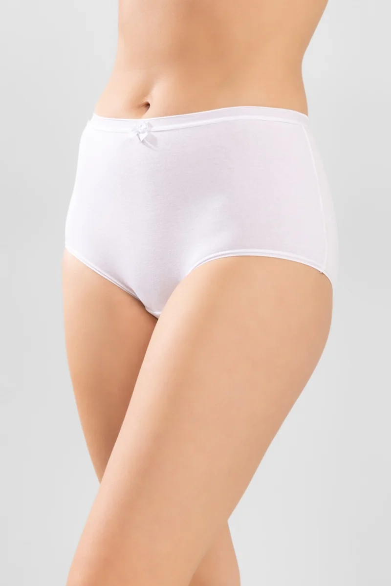 Baykar Women's Plain Bato Panties 3-Piece Set 8806 White