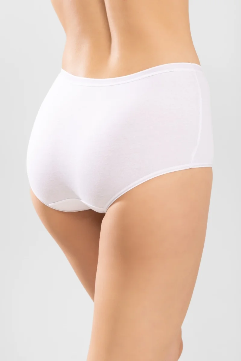 Baykar Women's Plain Bato Panties 3-Piece Set 8806 White
