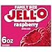 Jell-O JellO Raspberry Gelatin Dessert Mix Family Size 6 oz Box - Image 2