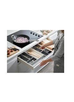 Spaceshoop 10 Piece Plastic Storage Trays Cosmetics, Stationary, Utensils Drawer Organiser  - Image 2