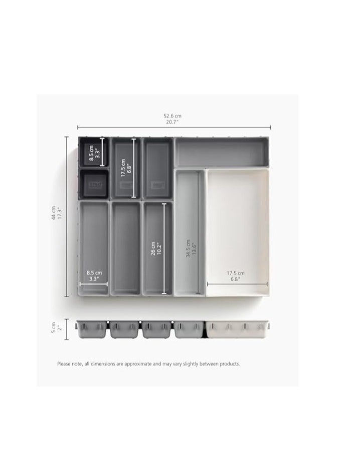 10 Piece Plastic Storage Trays Cosmetics, Stationary, Utensils Drawer Organiser - pzsku/ZE9AF54D3EA0BEEB60373Z/45/_/1733828225/2b433b59-6391-4dee-8533-8e5ac99c24ea