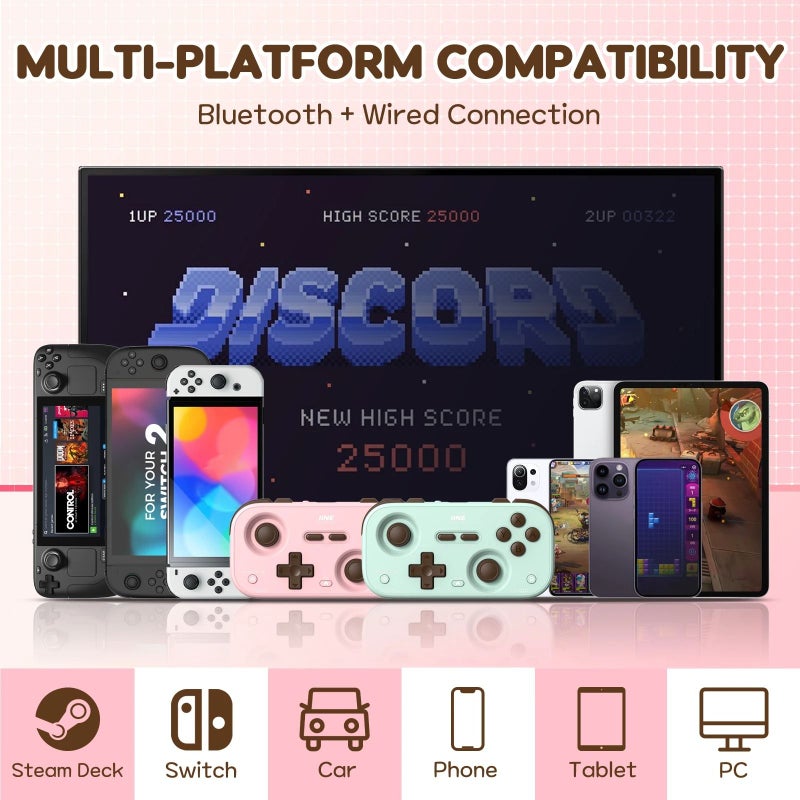 Iine Retro Pocket Game Controller, Compact Portable Hall Joystick, 1000Hz, L290 - Image 5