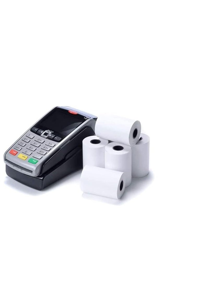 Terabyte Thermal Cash Roll, 57 x 70 mm x 0.5 inch, 5/pack, White - Image 2