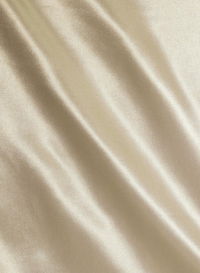 Baltic Linen طقم ملاءات ساتان فاخرة من الكتان البلطيقي كامل اللون العاجي 4 قطع - Image 2