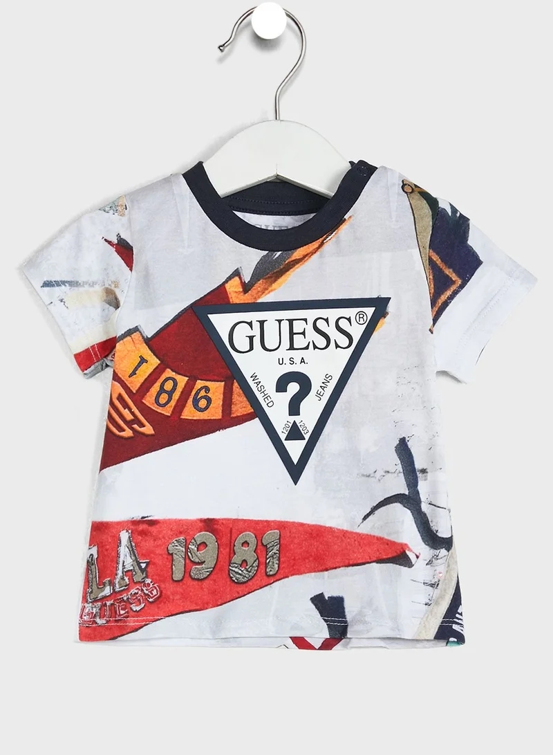 GUESS Infant Assorted T-Shirt & Shorts Set