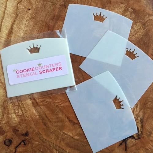 The Cookie Countess Inc The Cookie Countess Stencil Scraper - 3 Pack - Image 2
