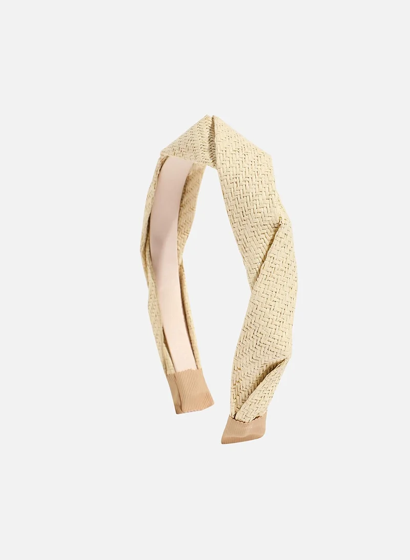 SOHI Cream Color Hairband