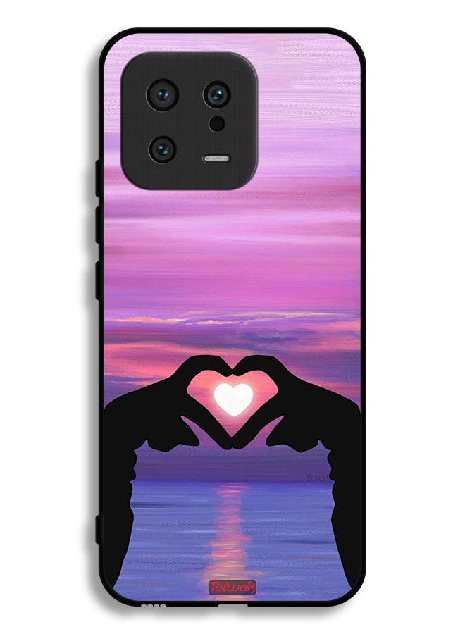 Tolwak Xiaomi 13 Protective Case Cover Heart Moon - Image 2