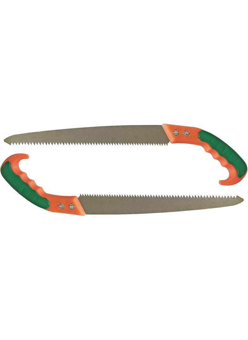 Inditrust Inditrust Hand Pruning Saws 270 mm for Tree Branch Cutter Camping Saw Cutting Wood High Carbon Steel Tree Pruning Saw Cutter Pack of 2  - Image 1