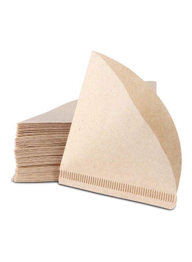 Arabest 40-Piece American Coffee Drip Filter Paper Brown 8.5x5cm 