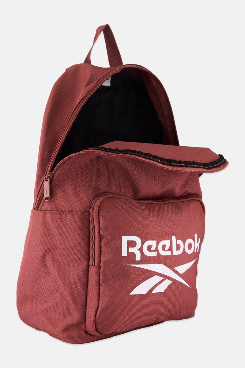 Reebok Women Brand Logo Backpack 42 H x 33 L x 11 W cm, Dark Mauve  - Image 3