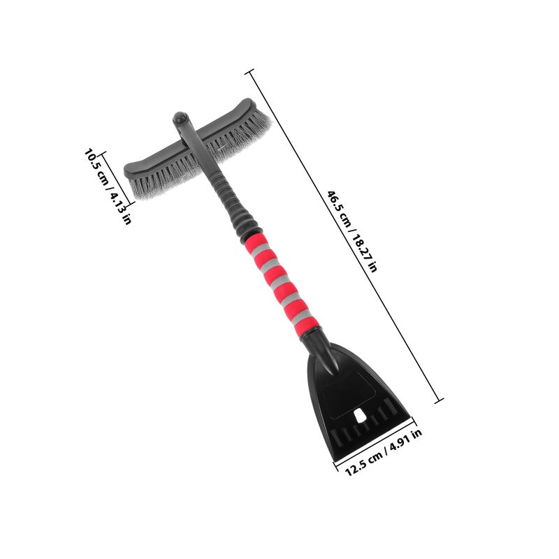 Windshield Brush Vehicle Snow Scraper High-Efficiency Car Ice Scraper Convenient Snow Clearing Tool Winter Automotive Accessory For And Ice Removal - Image 2