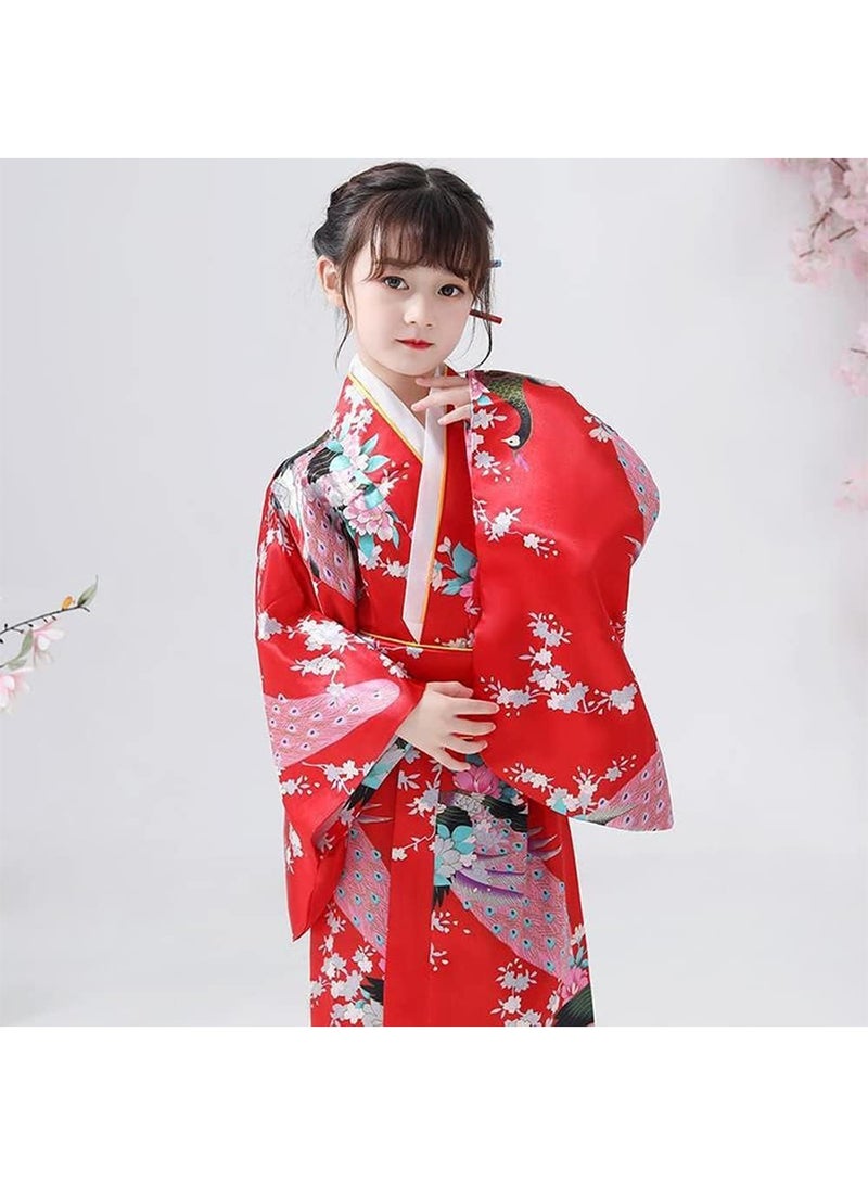 Japanese Traditional Dress Kimono Robe for Kid Girls costume suit - Image 3