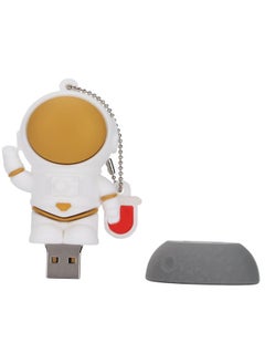 Thoraya Astronaut Cute Cartoon USB Flash Drive Spaceman Silicone USB Flash Drive Personalized Creative Doll Gift USB Flash Drive Astronaut-Victory 64GB  - Image 2