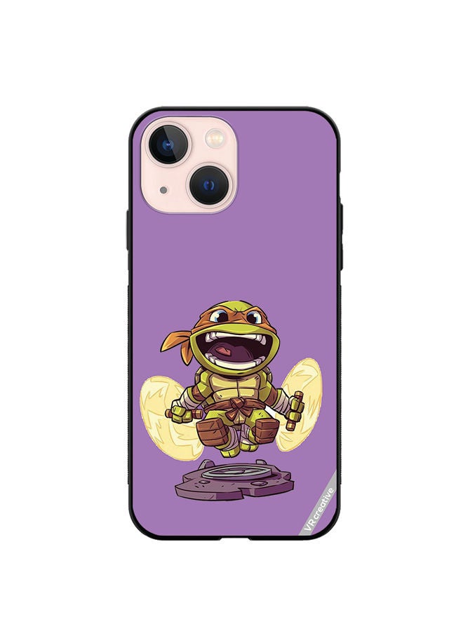 VR CREATIVE Protective Case Cover For Apple iPhone 14 Plus Turtle Design Multicolour - Image 1