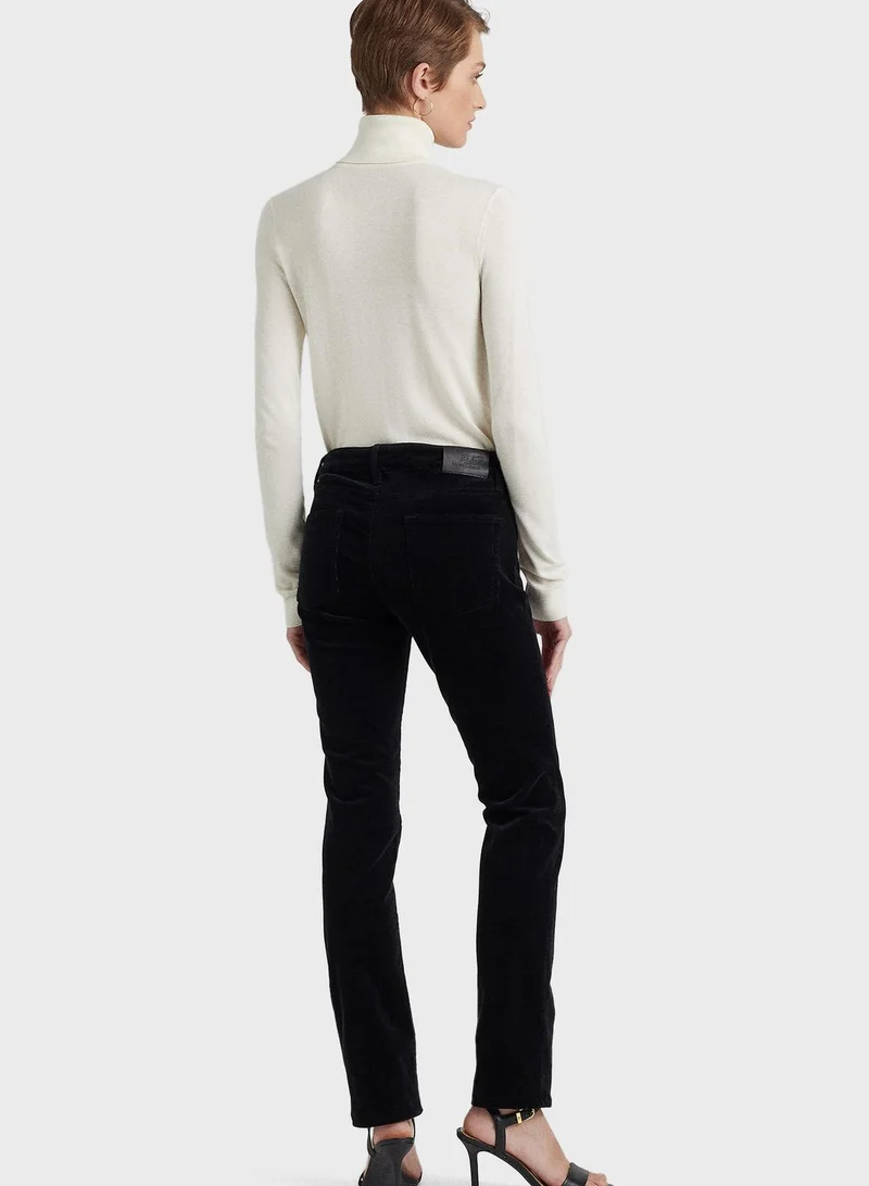 Lauren Ralph Lauren High Waist Pocket Detail Pants