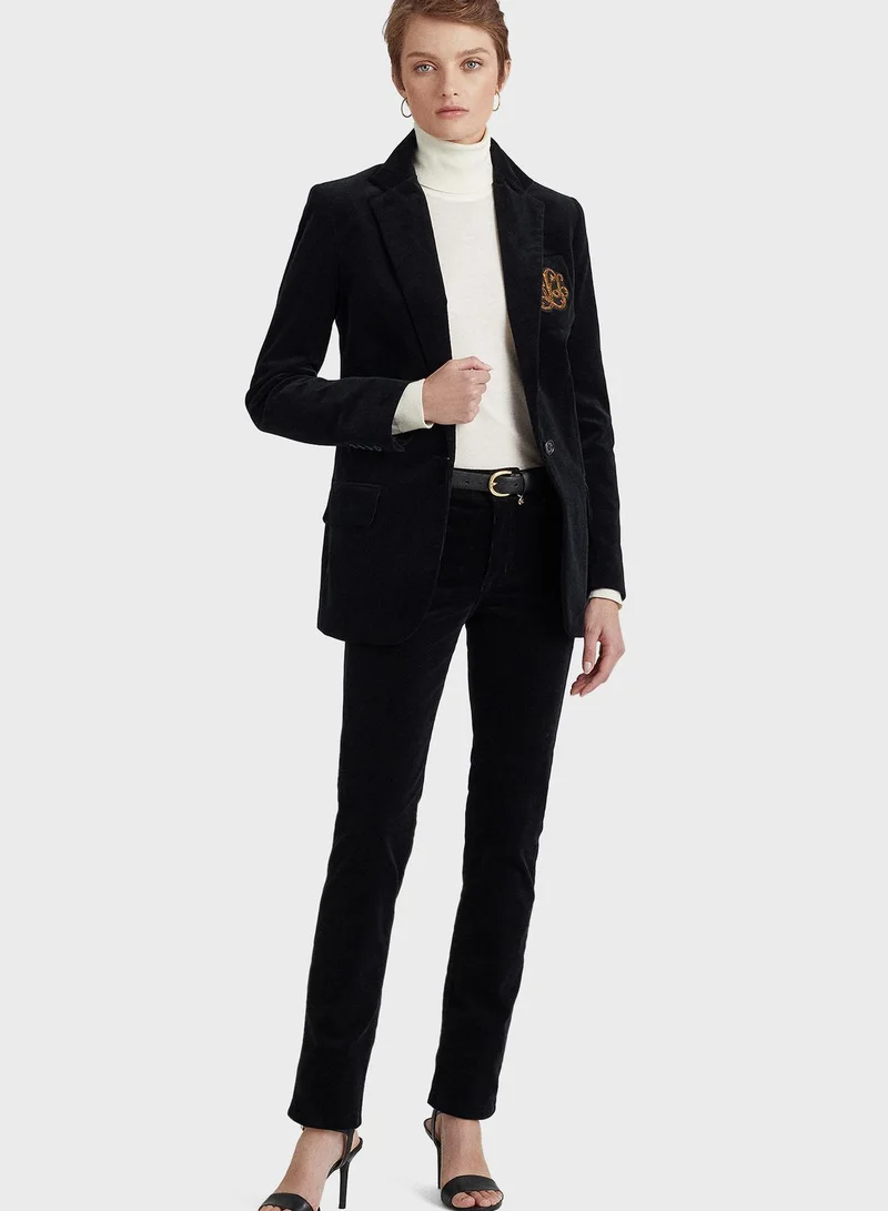 Lauren Ralph Lauren High Waist Pocket Detail Pants