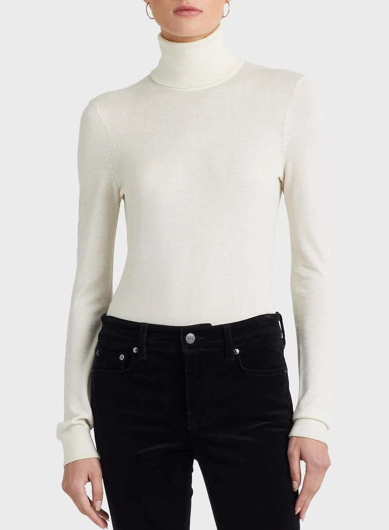 Lauren Ralph Lauren High Waist Pocket Detail Pants