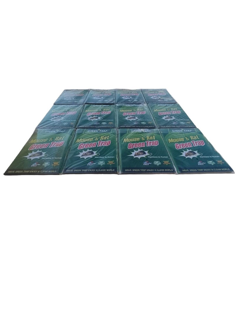 Non-toxic Powerful Effect Sticky Glue Adhesive Rat Trap Board (Pack of 12) - Image 3