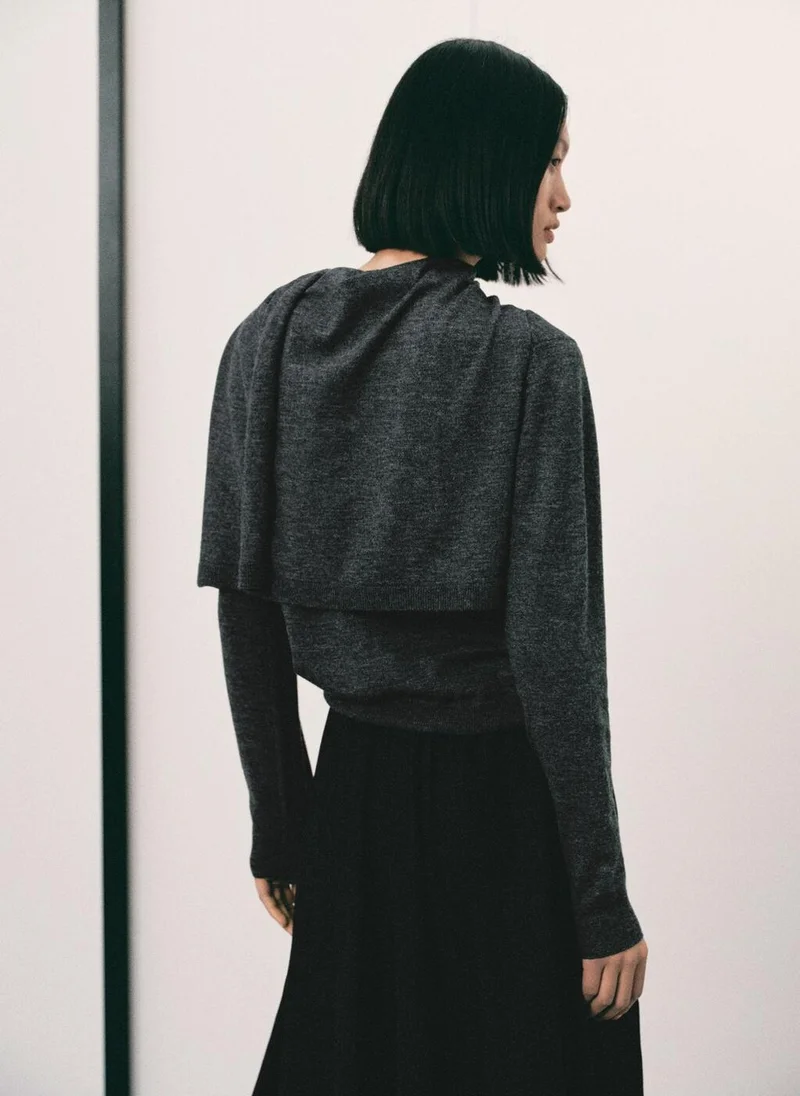 MANGO Combined-design sweater