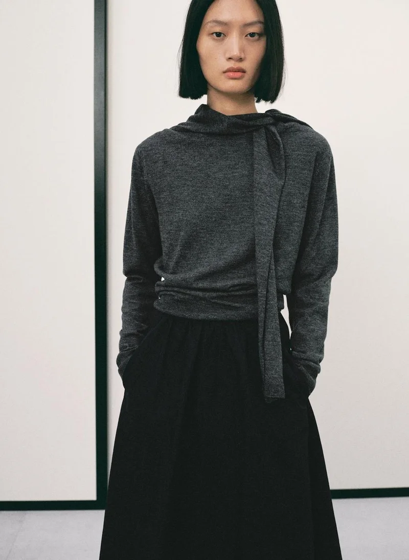 MANGO Combined-design sweater