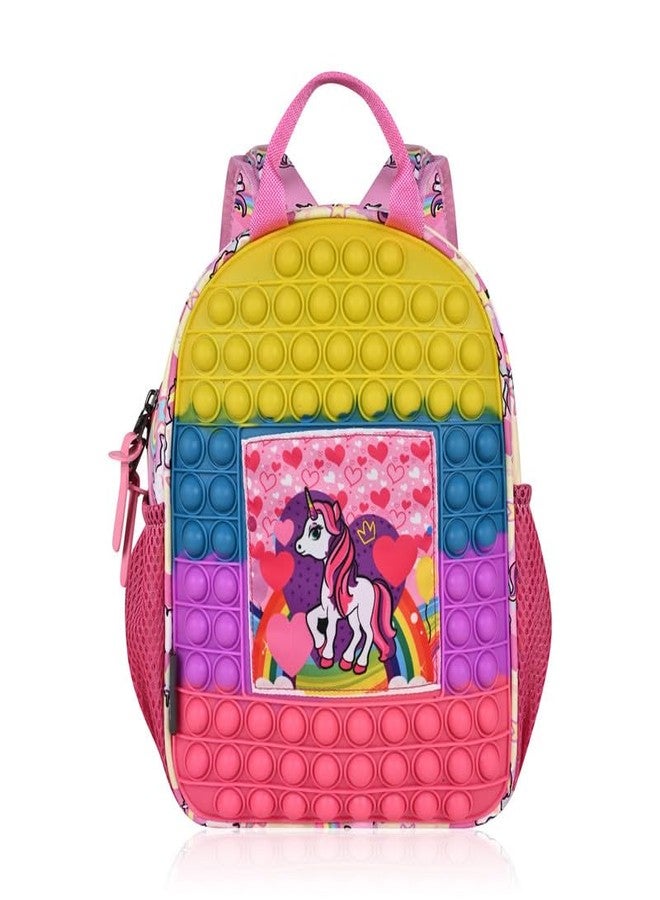 ABLE 10 Litres Puppet Unicorn Printed Kindergarten School Bag For Kids Ideal Bags For Age Group 2-4 Yrs (Multicolor) - Image 1