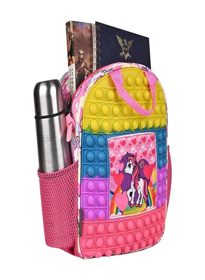 ABLE 10 Litres Puppet Unicorn Printed Kindergarten School Bag For Kids Ideal Bags For Age Group 2-4 Yrs (Multicolor) - Image 3