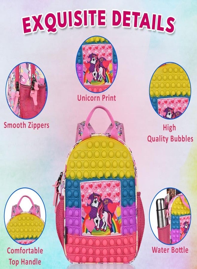 ABLE 10 Litres Puppet Unicorn Printed Kindergarten School Bag For Kids Ideal Bags For Age Group 2-4 Yrs (Multicolor) - Image 5