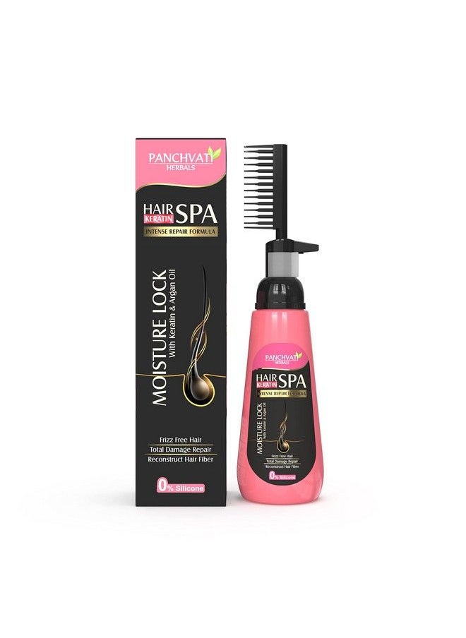 Panchvati Herbals Total Damage Repair Moisture Lock Hair Spa With Keratin & Argan Oil With Comb Applicator For Easy Use 150 Ml  - Image 1