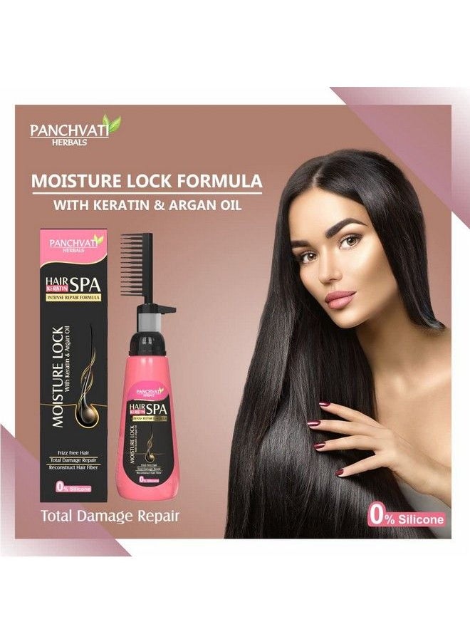 Panchvati - Herbals Total Damage Repair Moisture Lock Hair Spa With Keratin & Argan Oil With Comb Applicator For Easy Use 150 Ml - Image 1