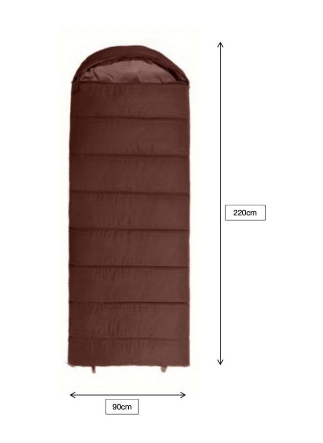 Generic Outdoor Camping Sleeping Bag Hiking Training Lunch Break Duck Down Sleeping Bag Size: 220cm*90cm  - Image 2