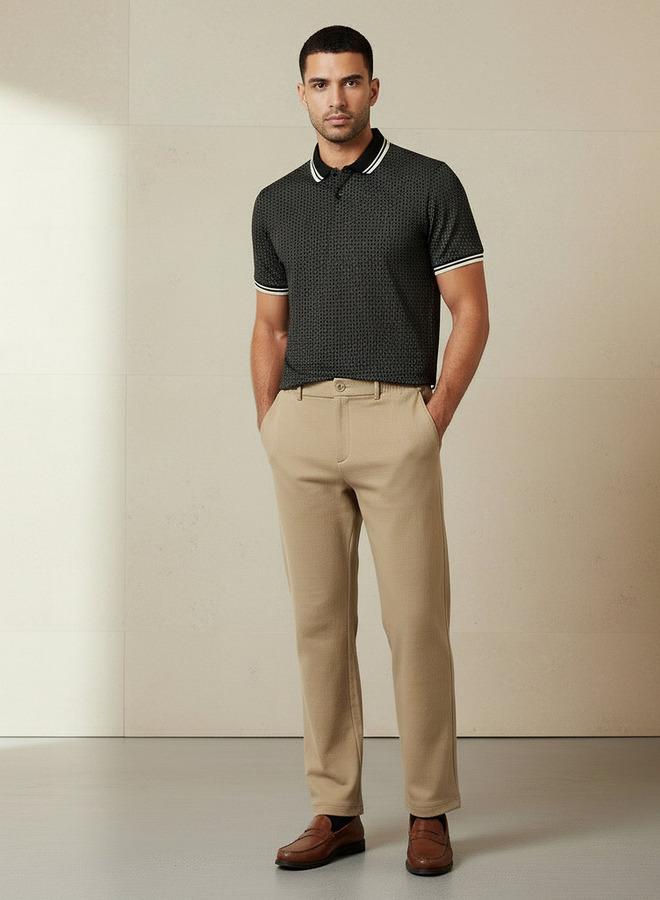 Iconic Men Regular Fit Trousers - Image 2