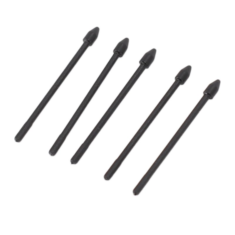 EMR Digital Pen Tips: Black ABS Pressure Sensitive Replacement Nibs - 4096 Levels Of Pressure Frictionless Design For Remarkable 1 2 Galaxy Note Kindle Scribe Boox Pen Devices - For Home Office School - Image 2