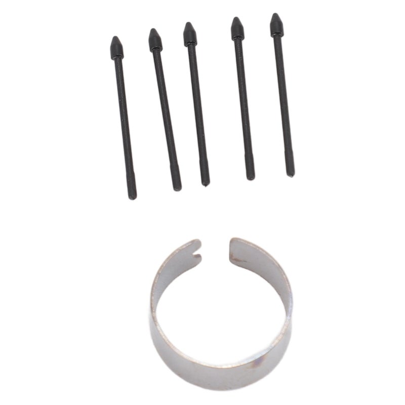 EMR Digital Pen Tips: Black ABS Pressure Sensitive Replacement Nibs - 4096 Levels Of Pressure Frictionless Design For Remarkable 1 2 Galaxy Note Kindle Scribe Boox Pen Devices - For Home Office School - Image 3