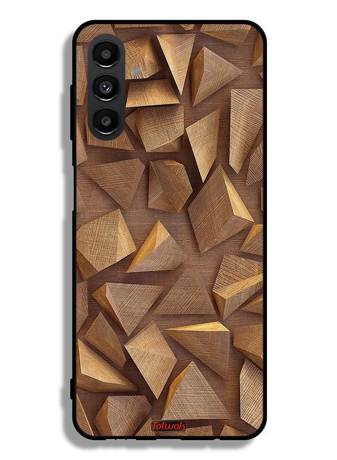 Tolwak Samsung Galaxy A13 5G Protective Case Cover Wood Pieces Art - Image 1