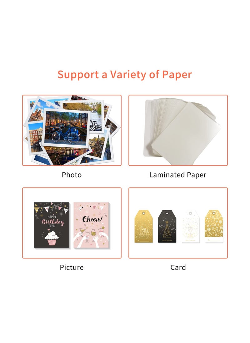 Y&D Portable A4 Paper Cutter, 12.2 Inch Cut Length Desktop Trimmer with Security Cutter Head Side Ruler for Craft Photos Cards Scrapbooking Office Home Supplies  - Image 5