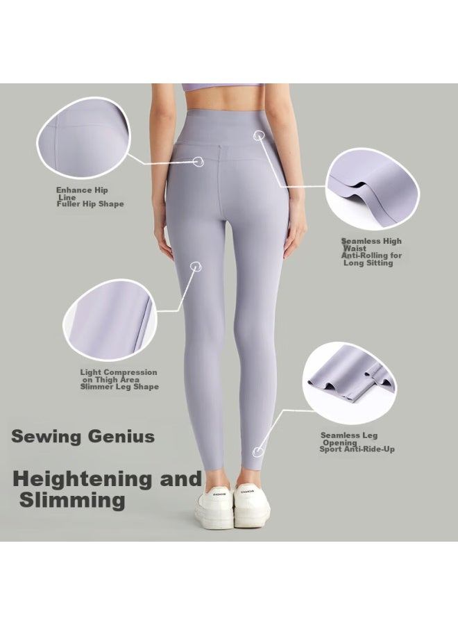 Long time companion Jiusuiban Girls' Sports Pants High Elastic Comfortable Breathable Barbie Leggings Youth Naked Feeling Shaping Hip-lifting Yoga Pants - Image 3
