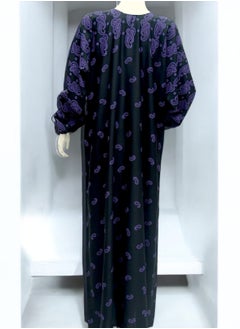 SULANZA PURPLE BLACK PRINTED ABAYA - pzsku/ZE9B0B6245699B1F400C8Z/45/1741418547/b7930616-587f-44bc-b1bc-08c798d806a3