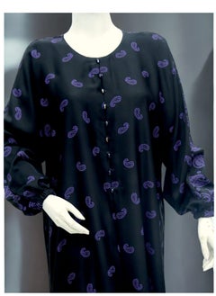 SULANZA PURPLE BLACK PRINTED ABAYA - pzsku/ZE9B0B6245699B1F400C8Z/45/1741418629/b45b78db-22ce-4aaf-8968-d5606ae9abe5