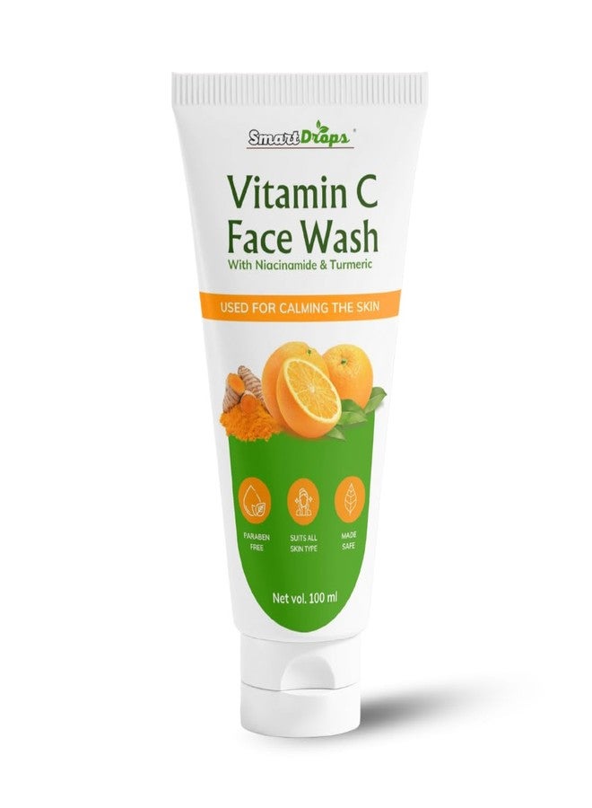 Smartdrops Vitamin C Face Wash For Oil-Free Face Wash and Acne-Prone, Dry & Oily Skin | Deep Clean Gentle Cleanser 100 ML - Image 1