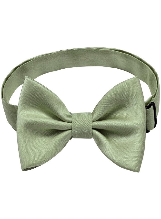 Branduce Bow Ties for Boys Pre Tied Toddler Bow Tie Adjustable Kids Bowties for Wedding Party, Sage Green, general - Image 3