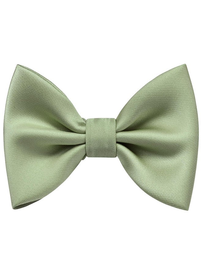 Branduce Bow Ties for Boys Pre Tied Toddler Bow Tie Adjustable Kids Bowties for Wedding Party, Sage Green, general - Image 1