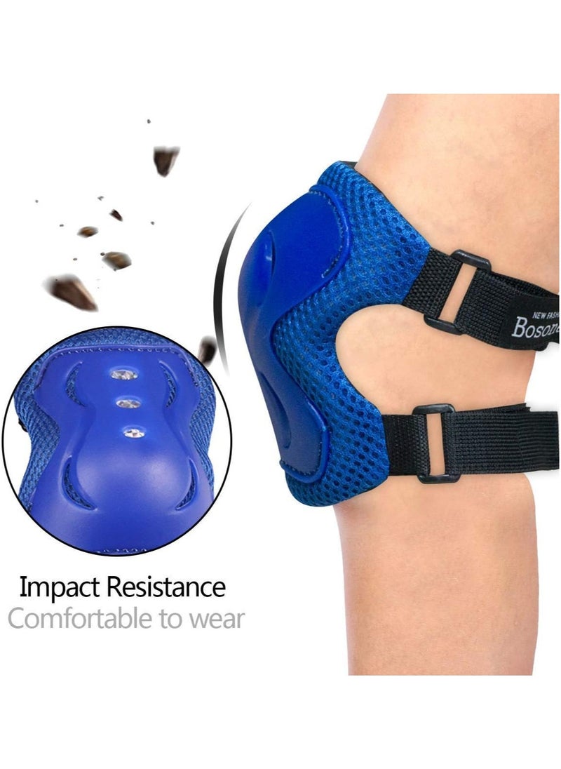 Kids/Youth Knee Pad Elbow Pads Guards Protective Gear Set for Roller Skates Cycling BMX Bike Skateboard Inline Skatings Scooter Riding Sports