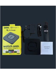 ONN Android TV 4K UHD Streaming Device with Voice Remote, HDMI Cable, Google TV Interface & Google Assistant Support – Ultra HD Android TV Box for Smart Streaming, Apps, YouTube, Netflix & Voice Control on Any 4K TV  - Image 2