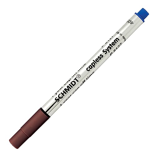 SCHMIDT P8127 Short Capless Rollerball Refill Medium Point 0.7mm, Blue, 2 Pack Blister (SC58132) - Image 4